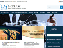Tablet Screenshot of moklasz.hu